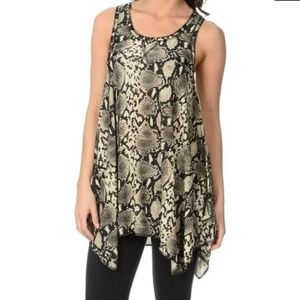 Sweet Juliet Snake Print Racer Back